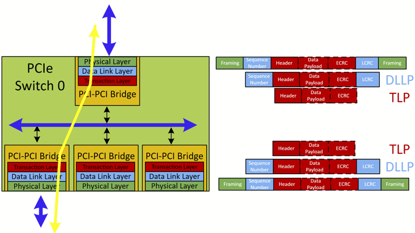 Switch内部数据传输流程
