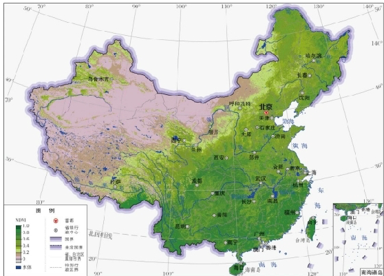 2024年中国归一化植被指数